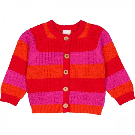 Fred's World Knit Stripe Cardigan Baby Kleinkind Strickjacke Gr. 86, 92 & 98