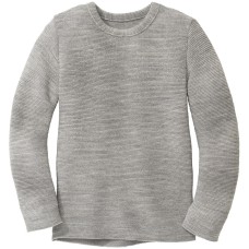 disana Linksstrick-Pullover Kinder Wolle Langarmshirt Gr. 110 - 128
