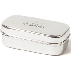 ECO Brotbox - Snackbox XL - rechteckiger Edelstahlbehälter