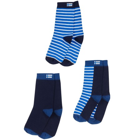 finkid SUKAT KOLME Kindersocken-Set Gr. 23/26 - 35/38