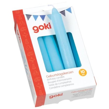 goki Geburtstagskerzen-Set uni - verschiedene Farben zur Auswahl