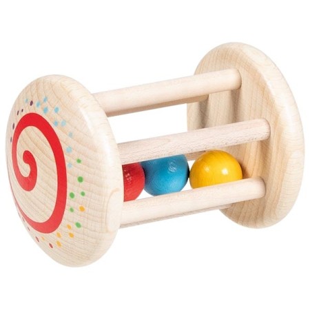 goki Greifling Käfigrassel Regenbogen aus Holz