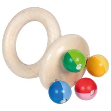 goki Greifling Rassel Regenbogen aus Holz