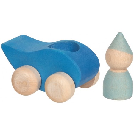 goki Greiffahrzeug aus Holz - verschiedene Farben und Formen zur Auswahl