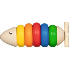 goki Fädelfisch Felix aus Holz 7-teilig