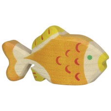 HOLZTIGER Goldfisch - Holzfigur zum Spiele oder Dekorieren
