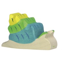 HOLZTIGER Schnecke - Holzfigur zum Spiele oder Dekorieren
