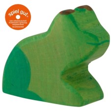 HOLZTIGER Frosch - Holzfigur zum Spiele oder Dekorieren
