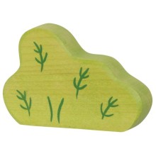 HOLZTIGER Busch - Holzfigur zum Spiele oder Dekorieren