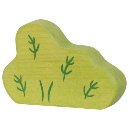 HOLZTIGER Busch - Holzfigur zum Spiele oder Dekorieren