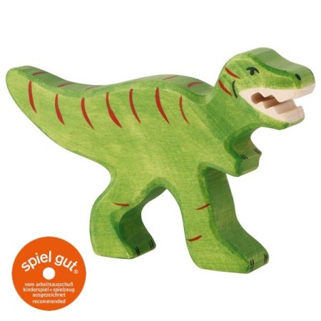 HOLZTIGER Tyrannosaurus Rex - Holzfigur zum Spiele oder Dekorieren