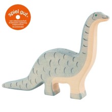 HOLZTIGER Brontosaurus - Holzfigur zum Spiele oder Dekorieren