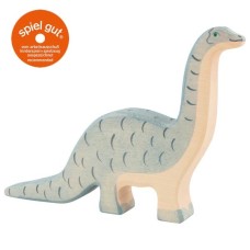 HOLZTIGER Brontosaurus - Holzfigur zum Spiele oder Dekorieren