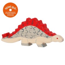 HOLZTIGER Stegosaurus - Holzfigur zum Spiele oder Dekorieren