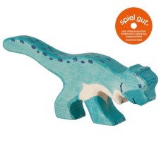 HOLZTIGER Pachycephalosaurus - Holzfigur zum Spiele oder Dekorieren