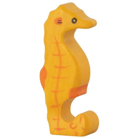 HOLZTIGER Seepferd - Holzfigur zum Spiele oder Dekorieren