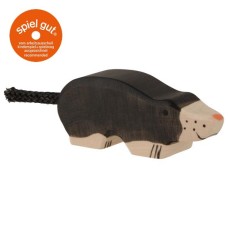 HOLZTIGER Maulwurf - Holzfigur zum Spiele oder Dekorieren