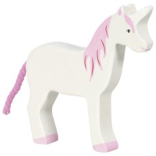 HOLZTIGER Einhorn - Holzfigur zum Spiele oder Dekorieren