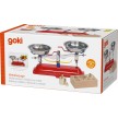 goki Metallwaage mit echten Gewichten aus Metall