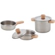 goki Kochset Sterneküche - 2 Töpfe & 1 Pfanne im Set
