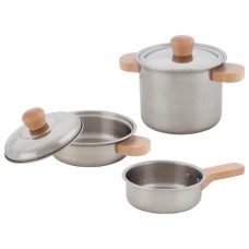goki Kochset Sterneküche - 2 Töpfe & 1 Pfanne im Set