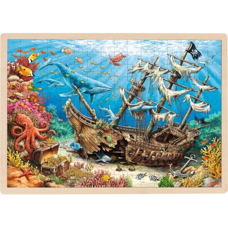 goki Holz Einlegepuzzle 192-teilig - verschiedene Motive zur Auswahl