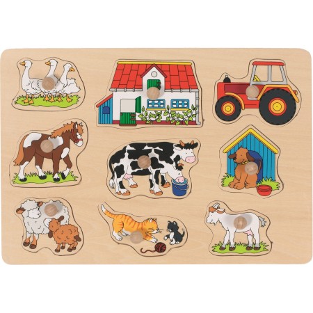 goki Holz Steckpuzzle - verschiedene Motive zur Auswahl
