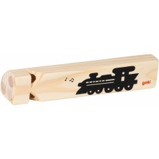 goki Dreiklang-Lokflöte aus unbehandeltem Holz