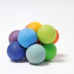 GRIMM'S Kugelgreifling Regenbogen Babygreifling aus Holz