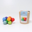 GRIMM'S Kugelgreifling Regenbogen Babygreifling aus Holz
