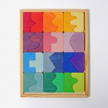 GRIMM'S Konkav sucht Konvex - Bau- und Puzzlespiel in einem