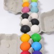 GRIMM'S Holzkugeln - 6 Stück - pastell- oder regenbogenfarben