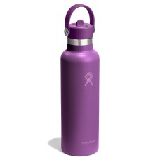 Hydro Flask 21 oz Standard Mouth Thermo Edelstahl Trinkflasche 621 ml Flex Straw Cap