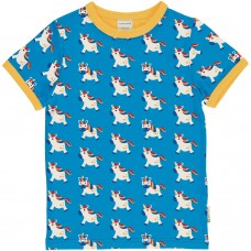 maxomorra Top SS Kinder T-Shirt GOTS Gr. 98 - 152