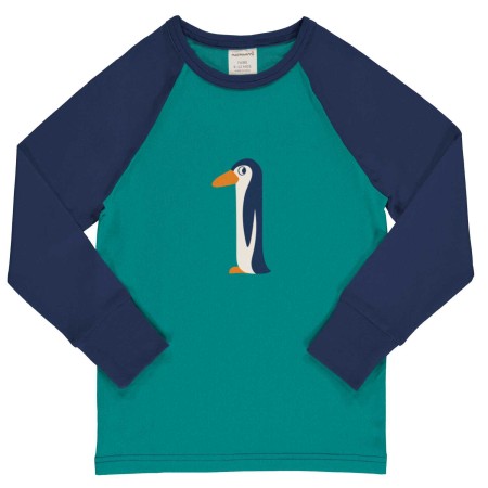 maxomorra Top LS Raglan Age Boys Kinder Langarmshirt GOTS Gr. 74/80 - 122/128