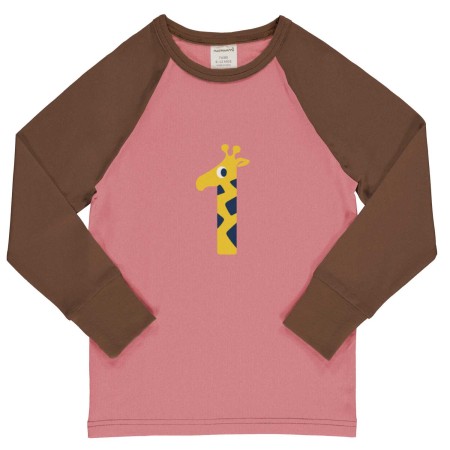 maxomorra Top LS Raglan Age Girls Kinder Langarmshirt GOTS Gr. 74/80 - 122/128
