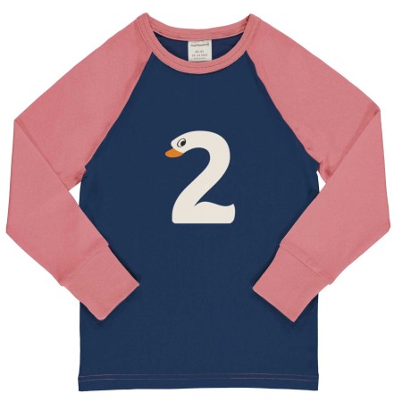 maxomorra Top LS Raglan Age Girls Kinder Langarmshirt GOTS Gr. 74/80 - 122/128