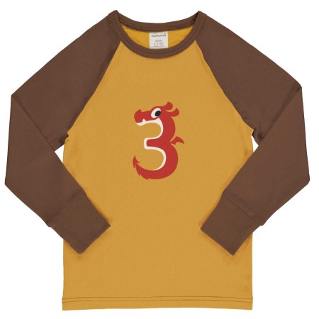 maxomorra Top LS Raglan Age Boys Kinder Langarmshirt GOTS Gr. 74/80 - 122/128