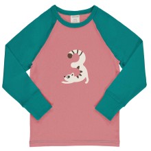 maxomorra Top LS Raglan Age Girls Kinder Langarmshirt GOTS Gr. 74/80 - 122/128