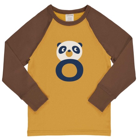 maxomorra Top LS Raglan Age Girls Kinder Langarmshirt GOTS Gr. 74/80 - 122/128