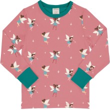 maxomorra Top LS FAIRY Kinder Langarmshirt GOTS Gr. 98 - 140