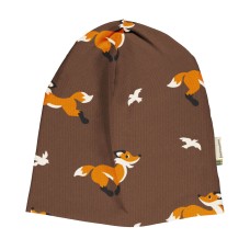 maxomorra Hat Lined FOX Kinder Mütze GOTS Gr. 48/50 - 56/58