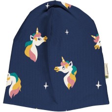 maxomorra Hat Lined UNICORN Kinder Mütze GOTS Gr. 52/54