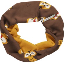 maxomorra Scarf Tube Lined OWL Kinder Schlauchschal GOTS Gr. 52/54 & 56/58