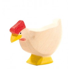 Ostheimer Huhn weiß stehend