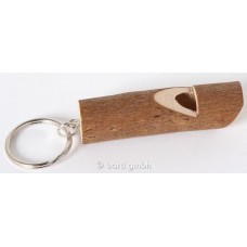 Holz Schlüsselanhänger Ast-Pfeife