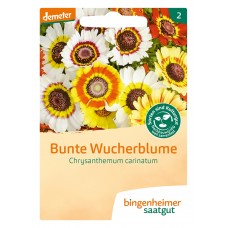 bingenheimer saatgut Bunte Wucherblume (Chrysanthemum carinatum) Samen B164AN
