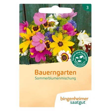 bingenheimer saatgut Bauerngarten - Sommerblumenmischung - Samen B640N