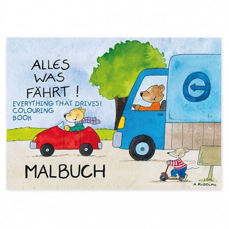 Grätz Verlag - Mini-Malbuch - Alles was fährt - Illustr.: Annet Rudolph