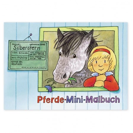 Grätz Verlag - Mini-Malbuch Pferde oder Ponys